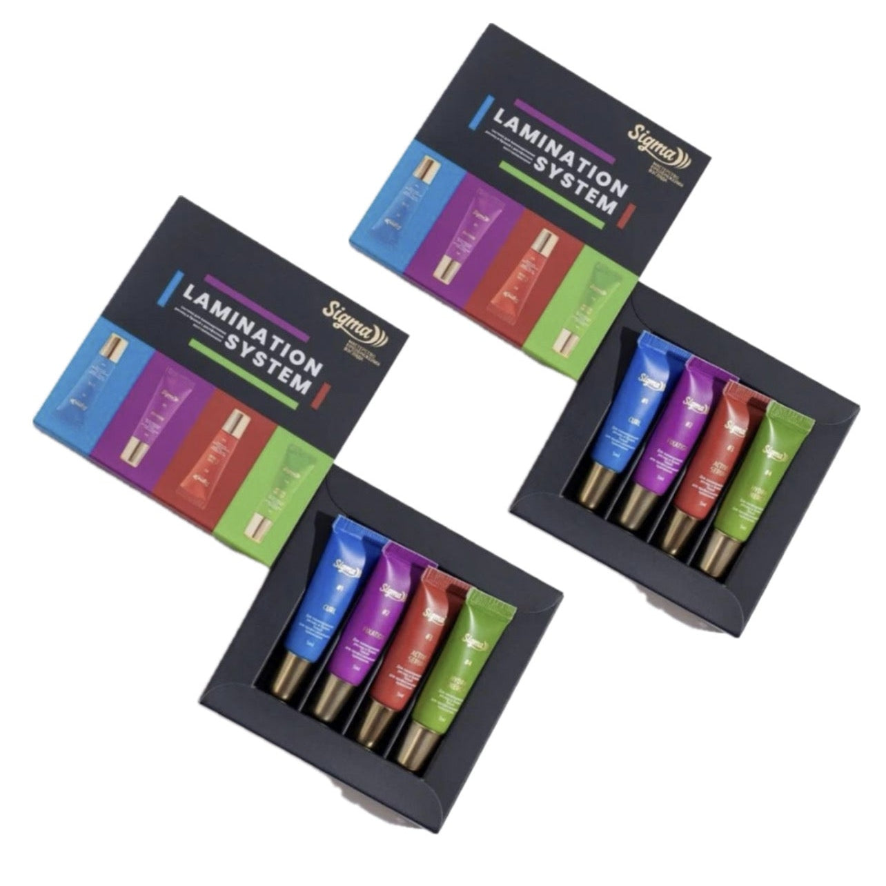 2 ערכות נובל סיגמא להרמת ריסים וגבות